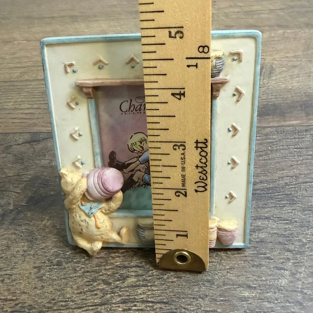 Charpente Classic Pooh Mini Picture Frame 3D Resin Honey Pots‎